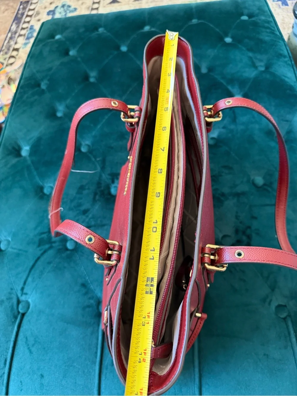 Michael Kors Burgundy Voyager Tote